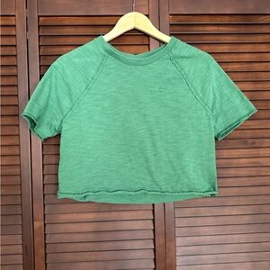 PINK Victoria's Secret Green Crop Top Size XS